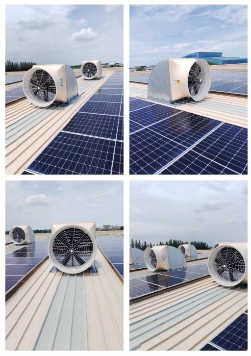 ผลงานการการออกแบบ ติดตั้งระบบระบายอากาศ แก้ไขปัญหาความร้อน