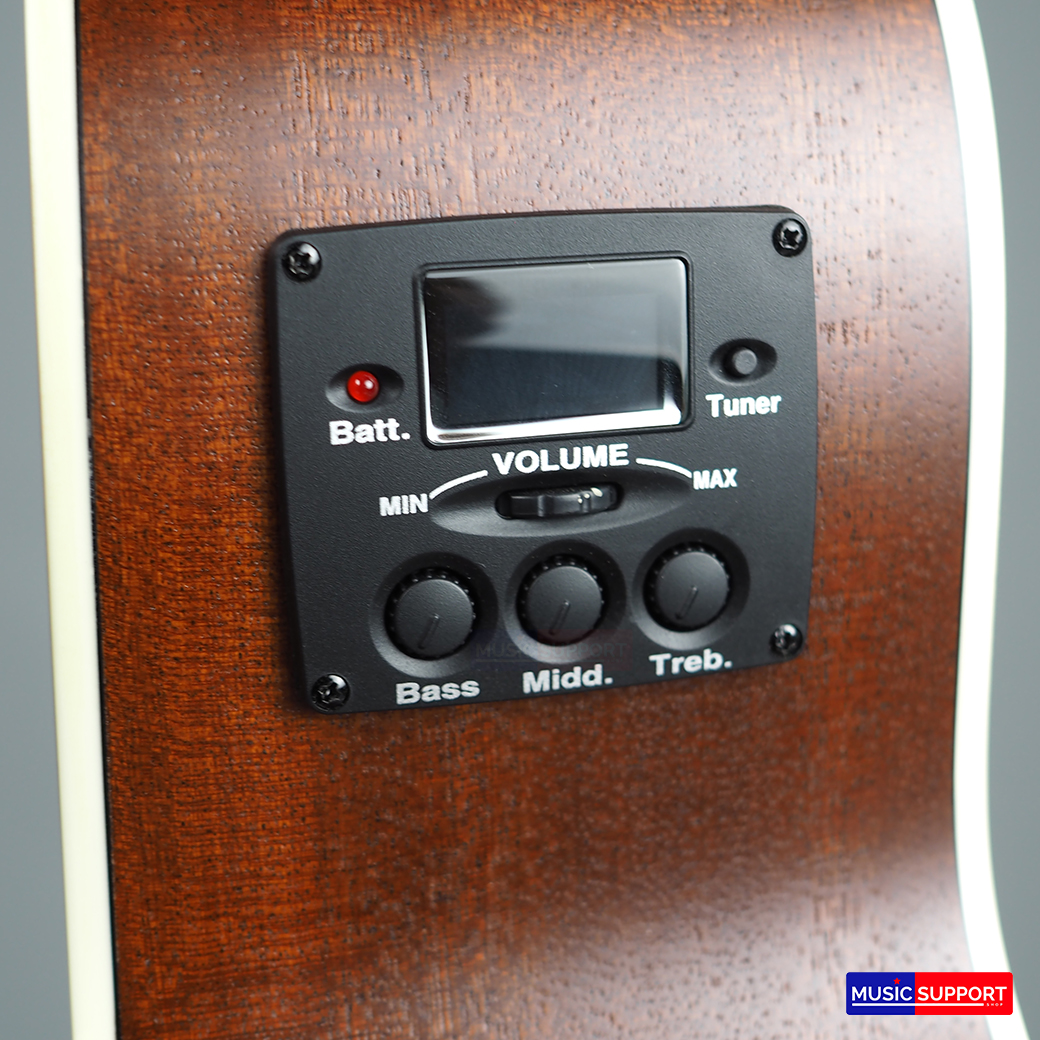 Mantic GA-10SCE กีต้าร์โปร่งไฟฟ้าไม้หน้าแท้ (TOP SOLID)