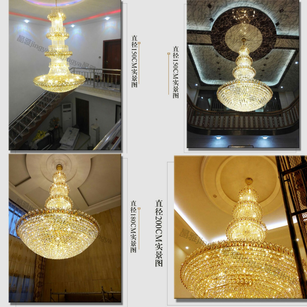 CT162A092 SOTMIA โคมไฟสูง โคมไฟโถงบรรได โคมไฟกลางห้องนั่งเล่น โคมไฟระย้า โคมไฟโมเดิร์น โคมไฟพร้อมติดตั้ง