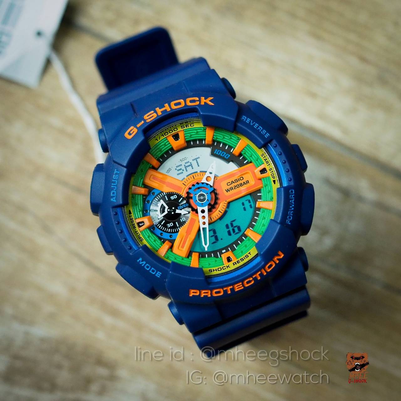 Casio G-Shock ของแท้ ประกันศูนย์ รุ่น GA-110 ฉายา Lego สีน้ำเงินเลโก้ **เลิกผลิตแล้ว** Rare Item