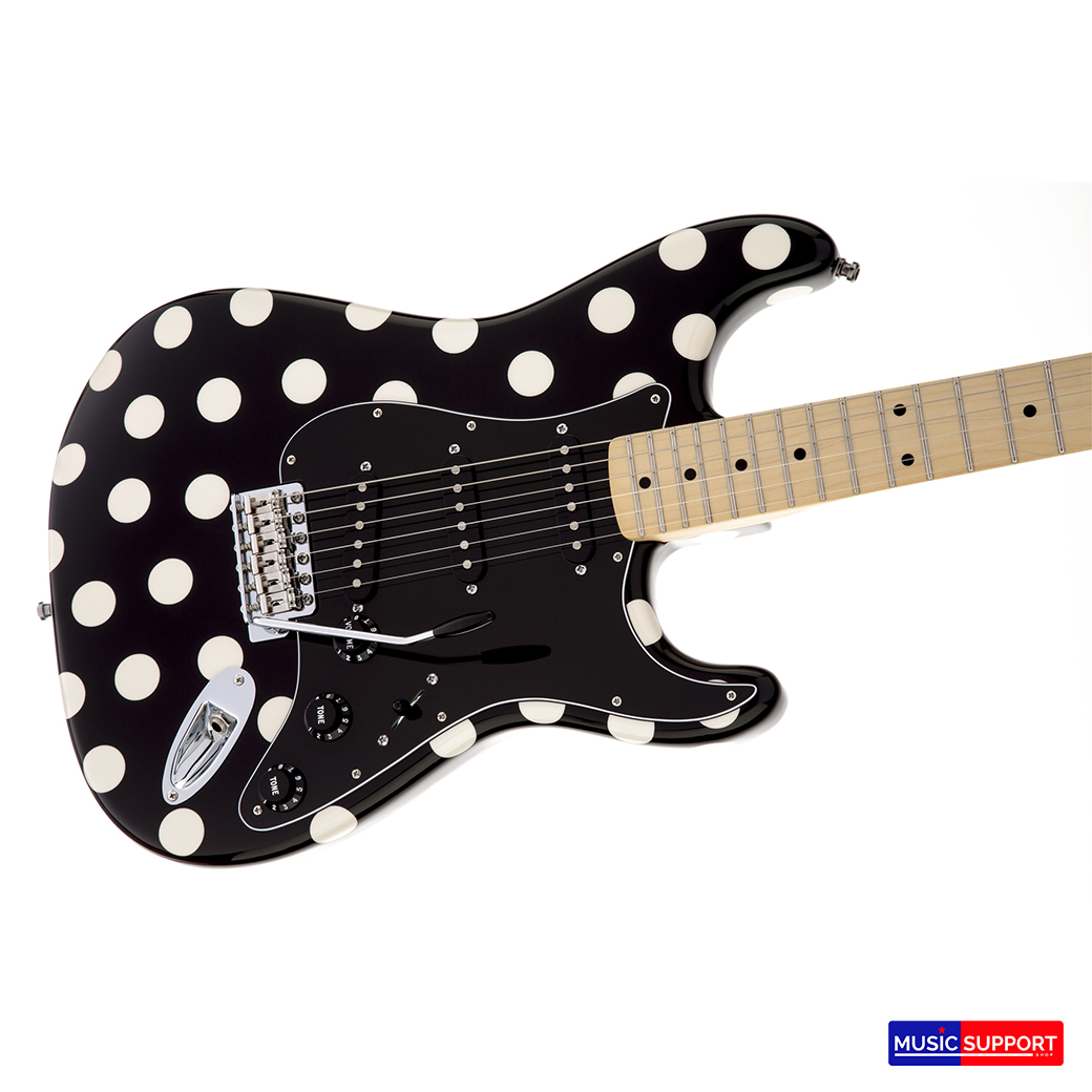 กีตาร์ไฟฟ้า Fender Buddy Guy Standard Stratocaster Polka Dot Black
