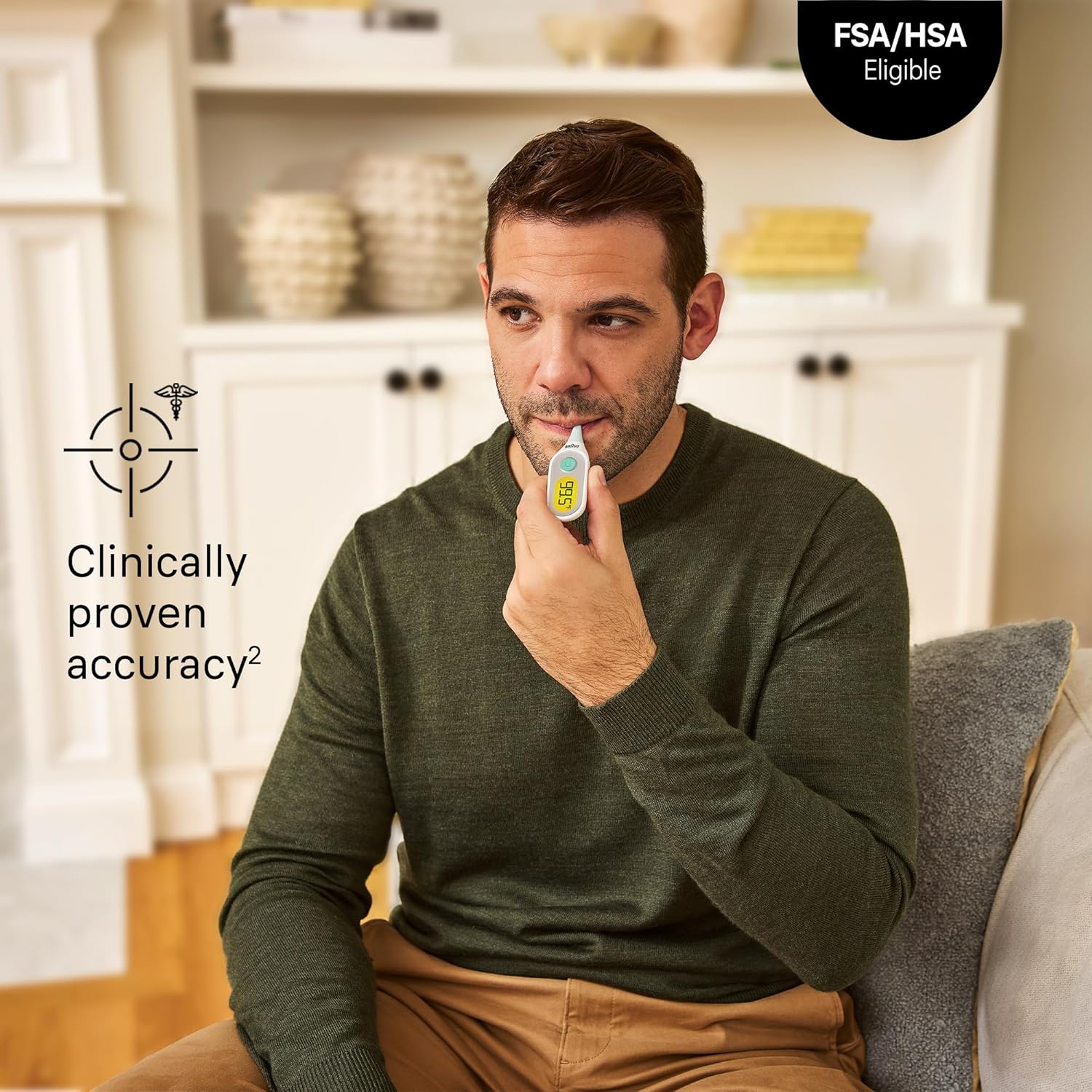 Braun Digital Thermometer, Clinically Accurate ปรอทวัดไข้ดิจิทัลแบบแท่ง