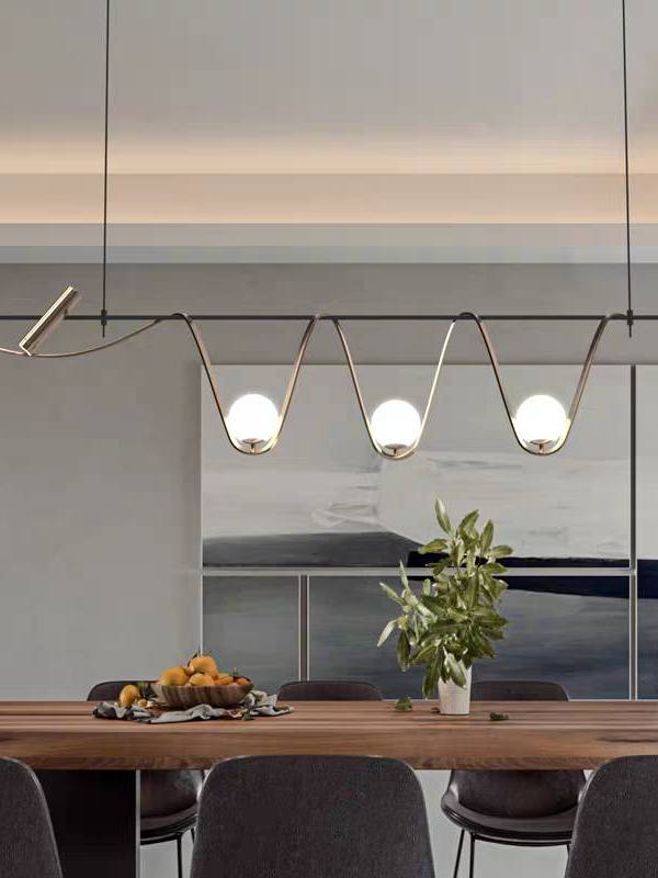 CT205A204 SOTMIA โคมไฟโต๊ะทานข้าว โคมสไตล์อิตาลีรูปทรงพิเศษ เคาน์เตอร์บาร์ Nordic Light