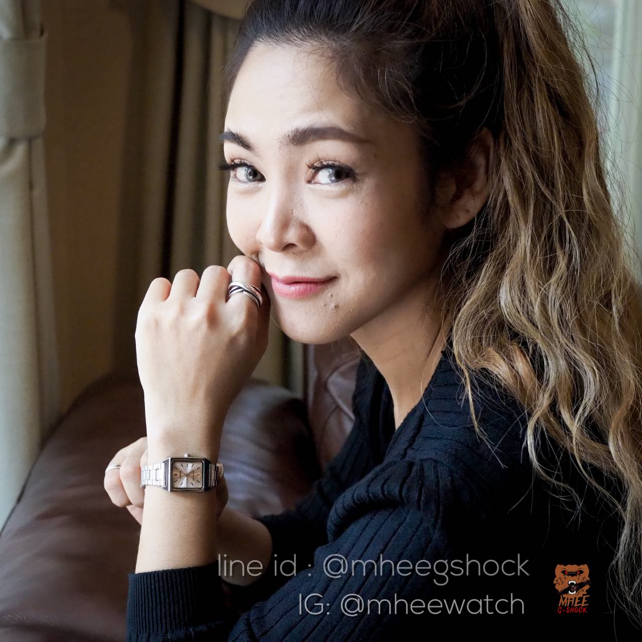 นาฬิกาCasio Lady Pinkgold สแตนเลส ของแท้ ประกันศูนย์เซ็นทรัล