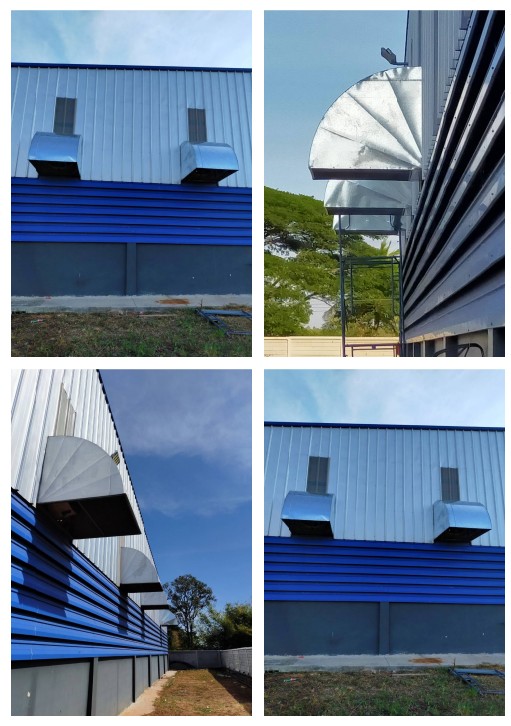 ผลงานการการออกแบบ ติดตั้งระบบระบายอากาศ แก้ไขปัญหาความร้อน