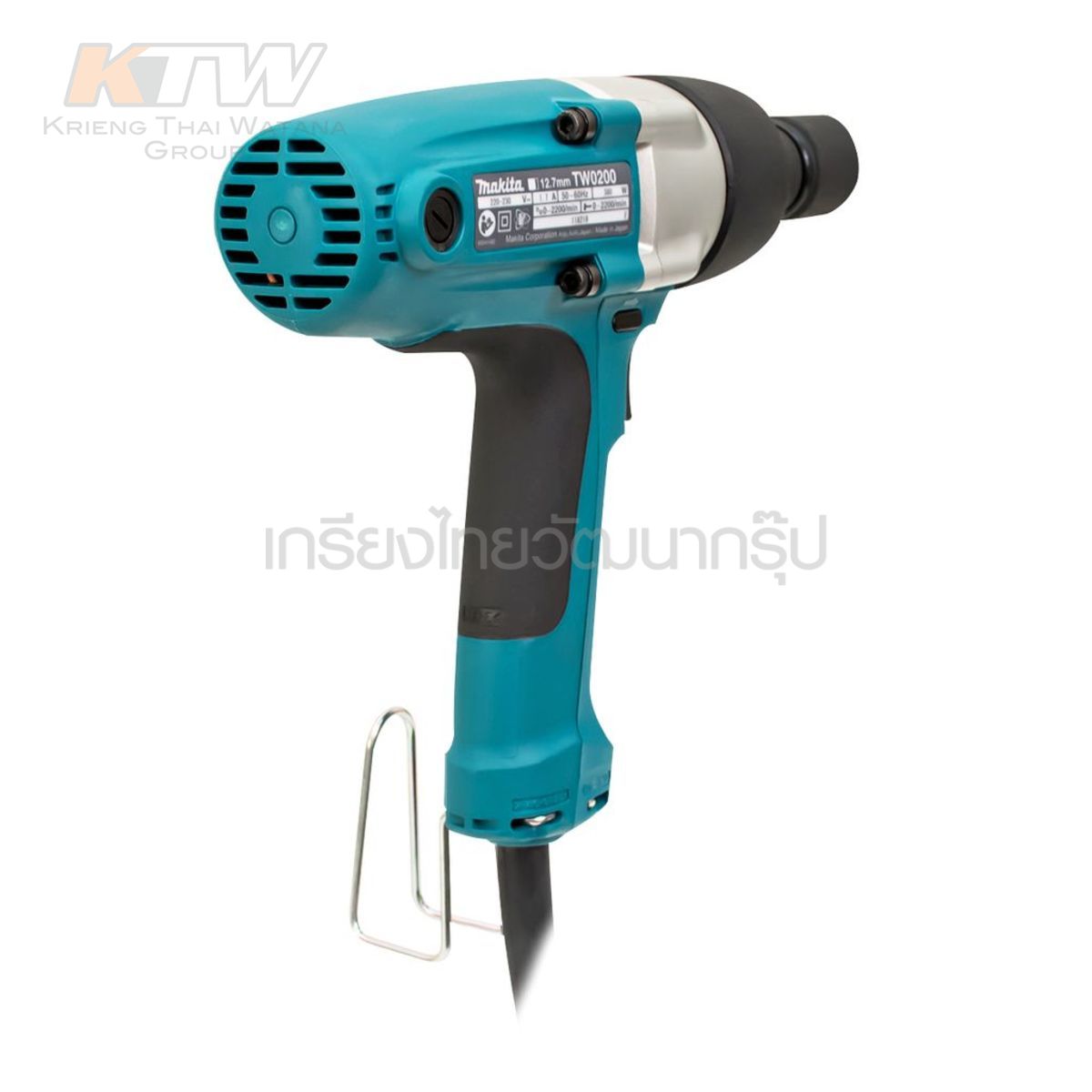 MAKITA เครื่องขันน๊อตไฟฟ้า SQ ขนาด 1/2นิ้ว แรงบิดสูงสุด 200 NM และ 350 NM รุ่น TW0200 และ TW0350