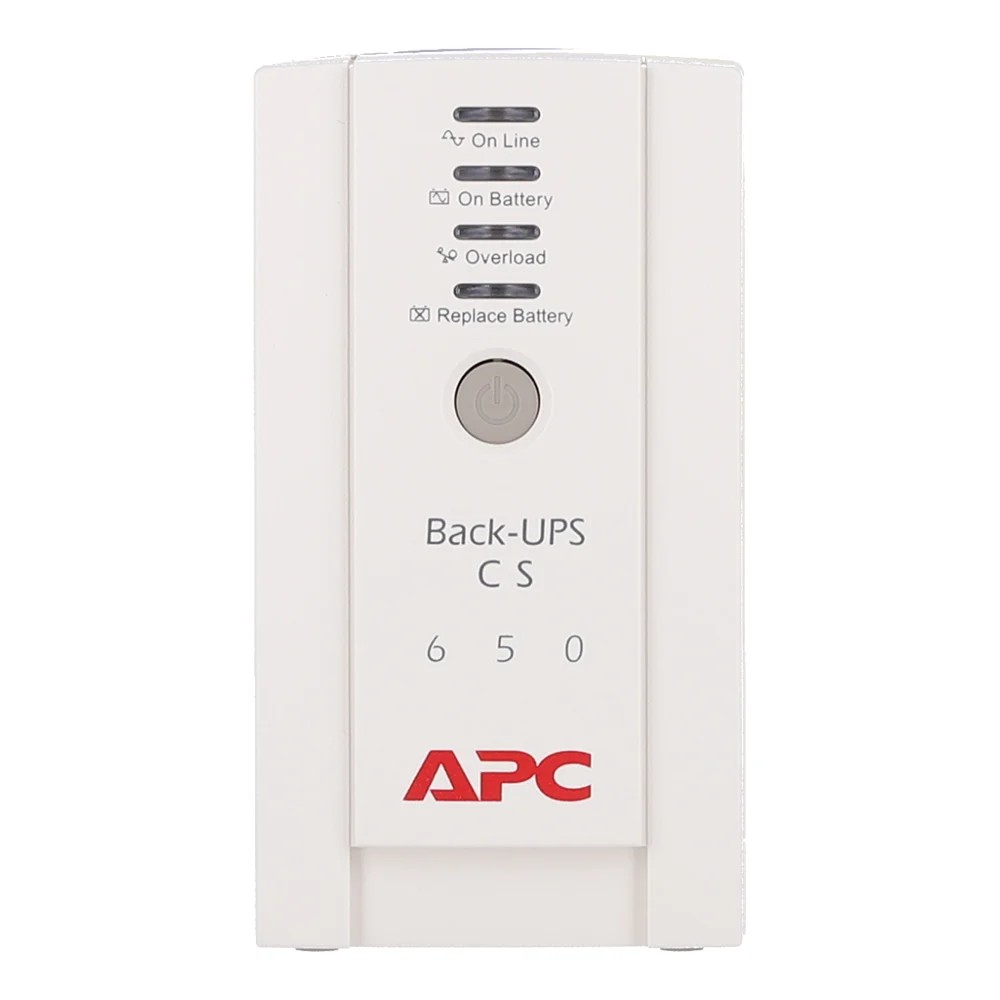 APC UPS เครื่องสำรองไฟฟ้า 650 VA/400 WATT รุ่น BK650-AS / ประกัน 2 ปี