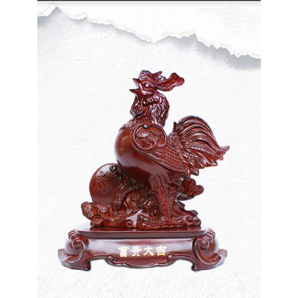 CT184B117 HAOYUN นักษัตร12ราศี โมเดล ของมงคล ของขวัญ โมเดลสีไม้