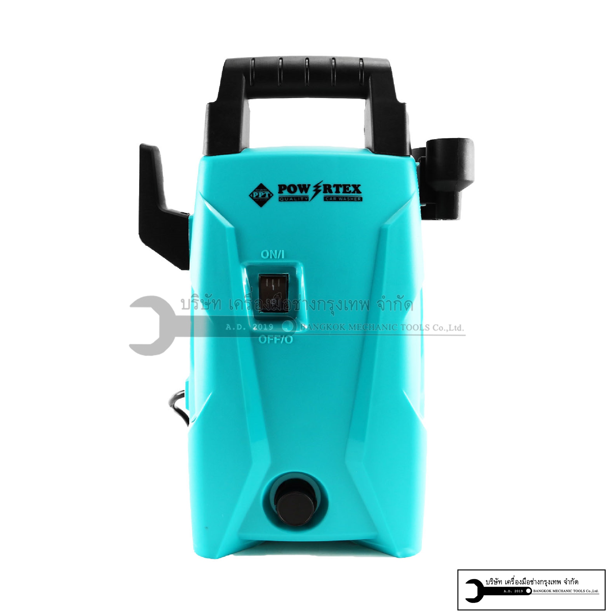 POWERTEX เครื่องอัดฉีดเเรงดันสูง เครื่องฉีดน้ำ เครื่องฉีดน้ำล้างรถ 105บาร์ รุ่น PPT-CW-VBB105