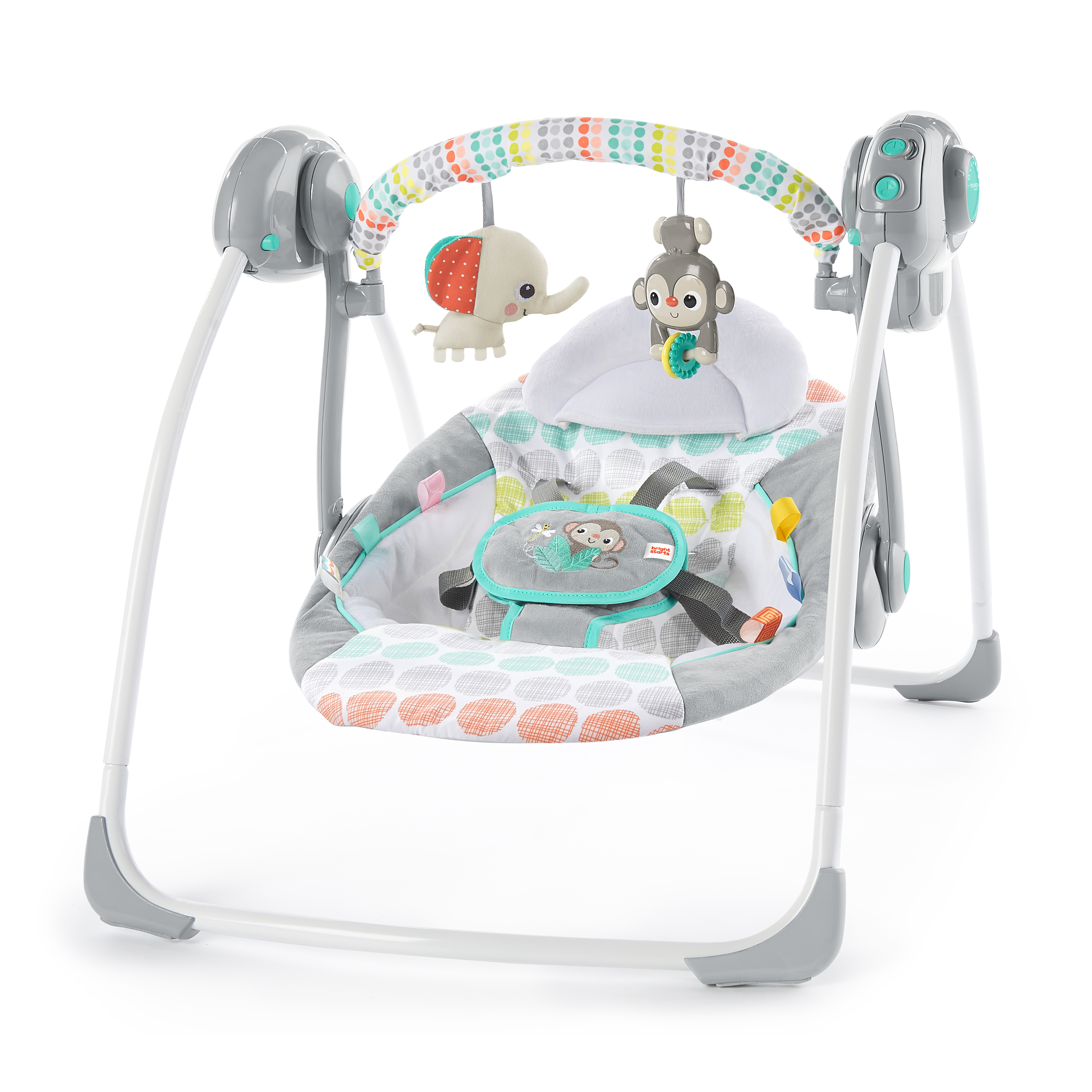 Bright Starts Whimsical Wild Portable Swing เปลไกวเด็ก เปลนอนเด็ก