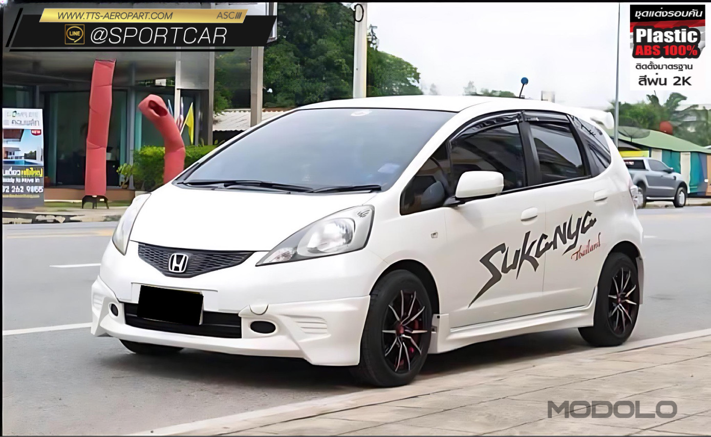 ชุดแต่ง Jazz 2008 2009 Modulo - Honda Jazz แต่งสวย สเกิร์ตรอบคัน Jazz ของแต่ง ฮอนด้าแจ๊ส