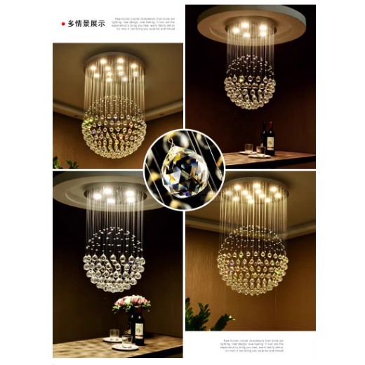 CT195A164 SOTMIA โคมระย้า โคมไฟพวงองุ่น ไฟติดโถงบรรได