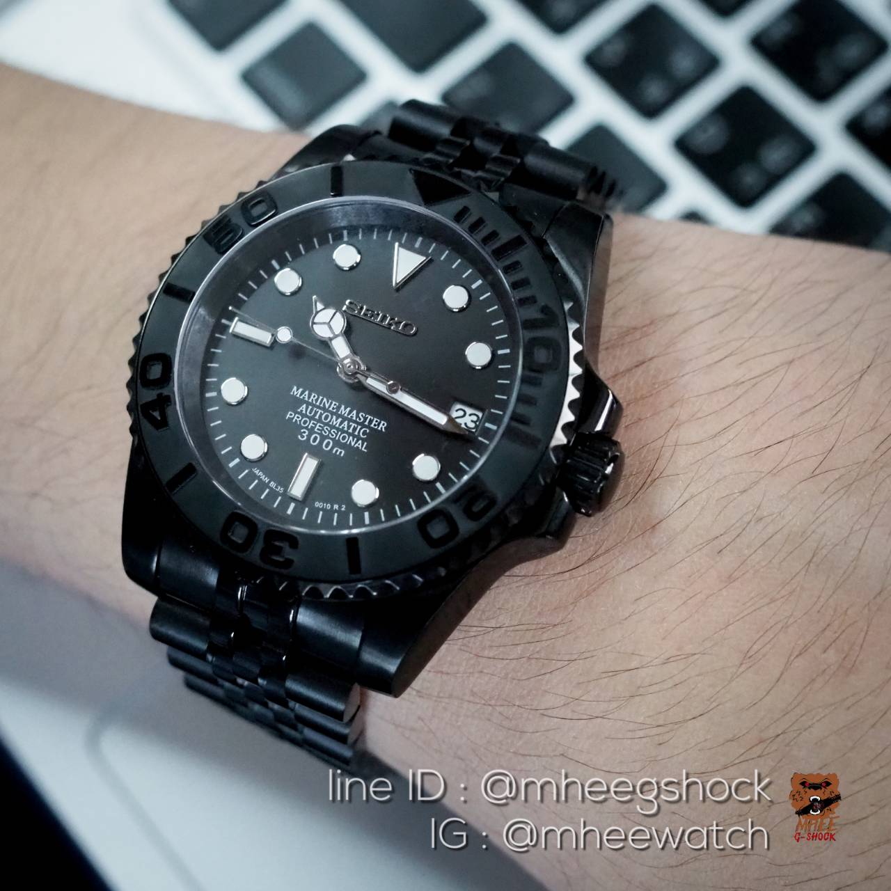 Seiko Modify DLC Black Edition