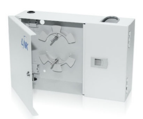 UF-2024A Fiber Optic Distribution Unit (FDU) 6-48F (4 Snap-In) Box Wall Mount, Unload