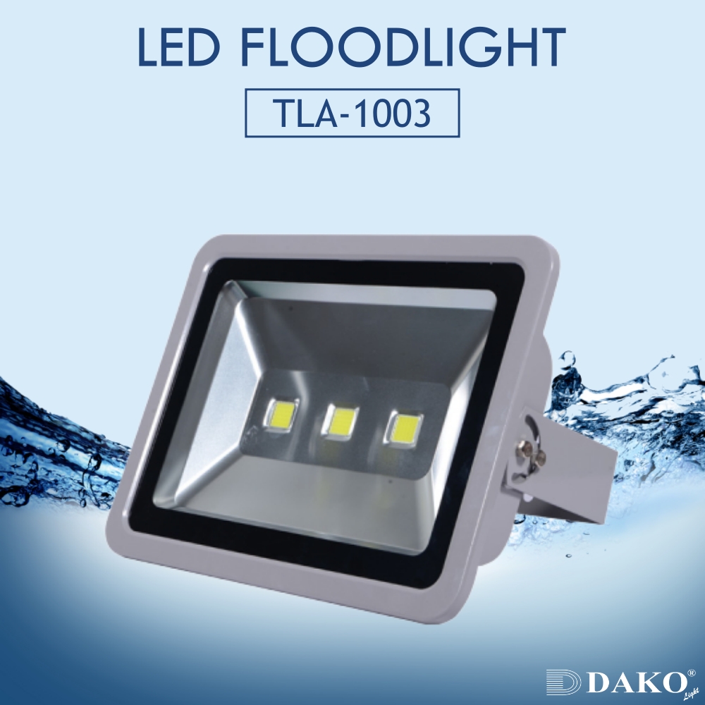 DAKO® LIGHT TLA-1003 DAYLIGHT (แสงเดย์ไลท์) 150W IP65 โคมไฟฟลัดไลท์ แอลอีดี โคมสปอร์ตไลท์ แอลอีดี ( LED FLOODLIGHT )