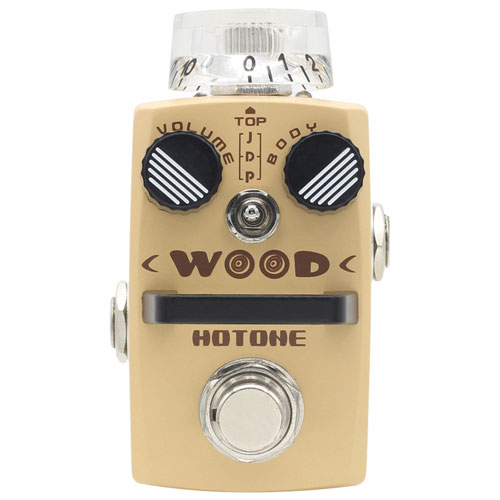 เอฟเฟ็คกีตาร์ไฟฟ้า Hotone"wood" acoustic. Guitar simul#sac-1