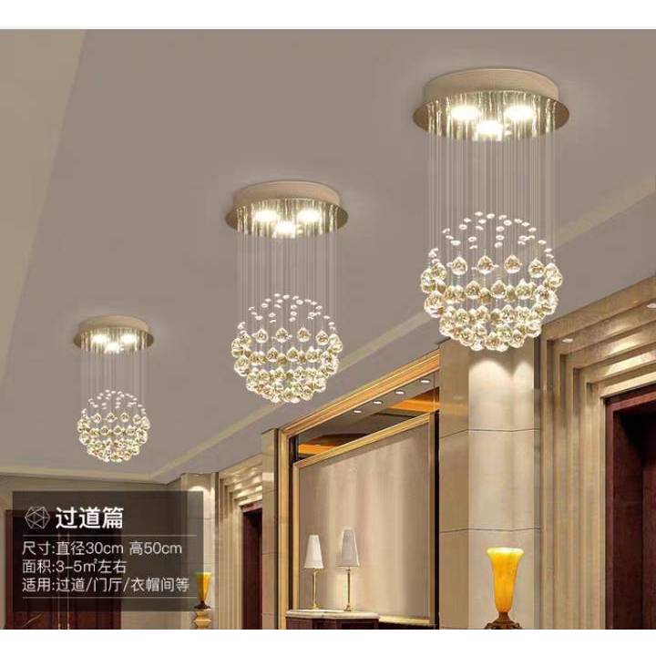 CT195A164 SOTMIA โคมระย้า โคมไฟพวงองุ่น ไฟติดโถงบรรได