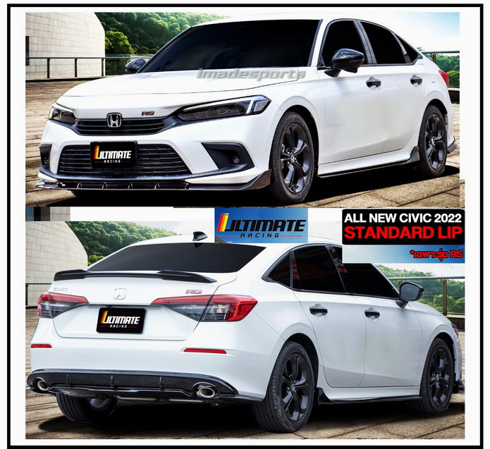 ชุดแต่ง Civic FE 2022 Ultimate Standard LIP (สำหรับรุ่น RS ท่อคู่)