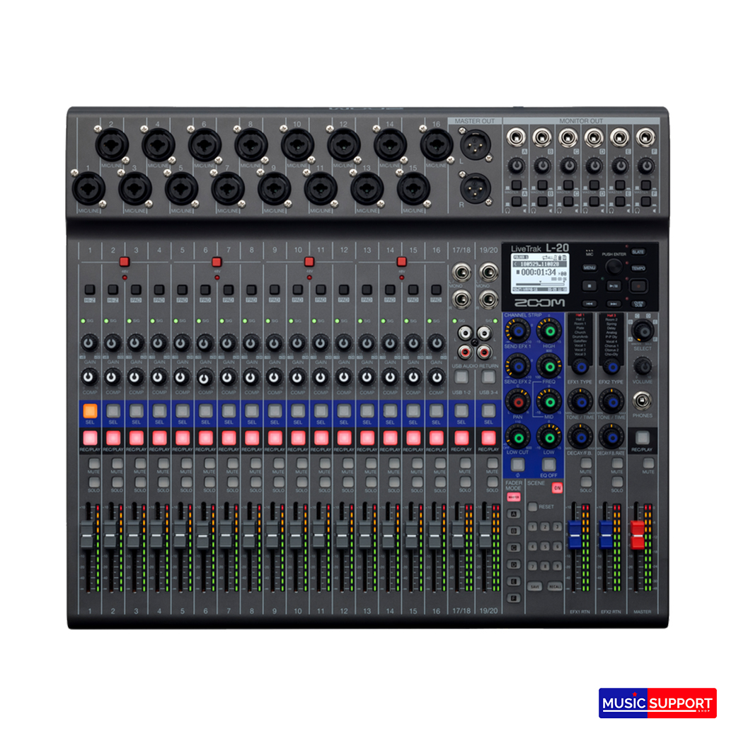 Zoom L-20 Live Trak Digital Mixer