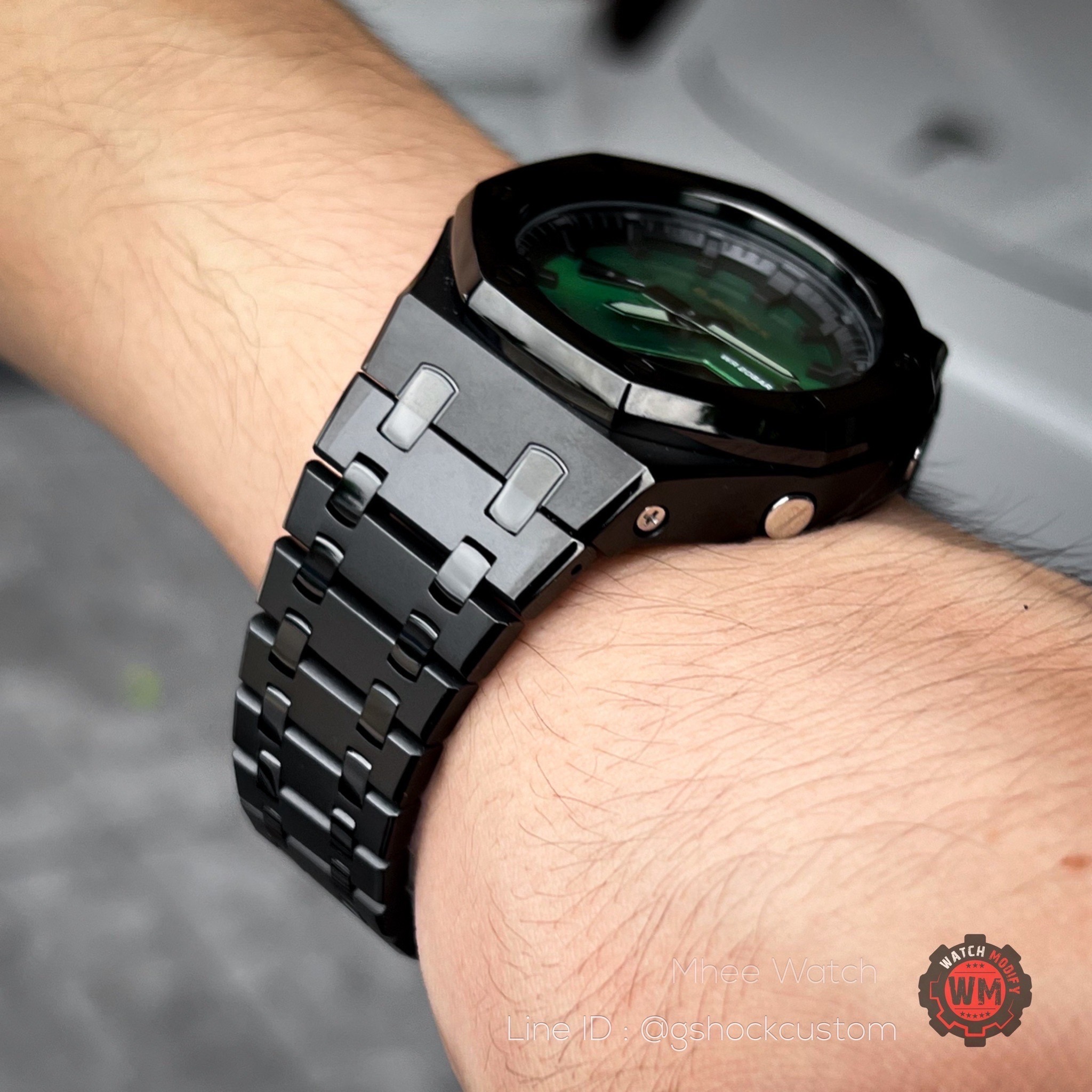 G-SHOCK Casioak GA-2100 Custom Loki Suit Black Steel