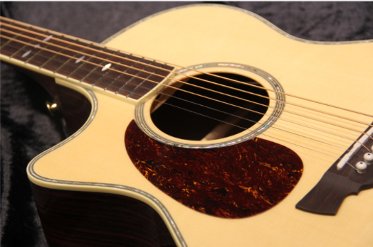 กีต้าร์โปร่งไฟฟ้ามือซ้าย CRAFTER TC-035/N/LH/DX BAG