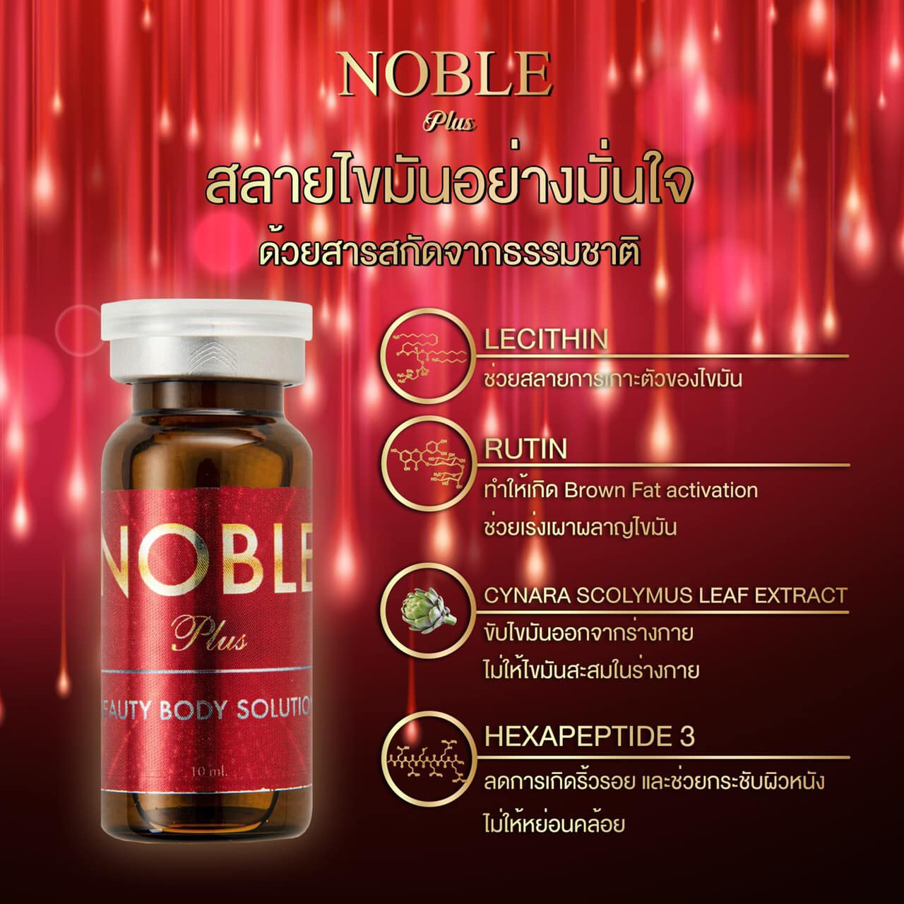 Noble Lipo plus แฟตขั้นเทพ Premium ตัวดังล่าสุด