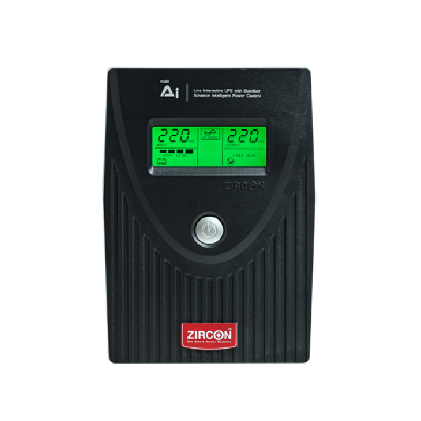 ZIRCON AI 1000VA/590W Zircon Line Interactive UPS AI 1000VA/590W Eco Design 12V9AH (Tower type)