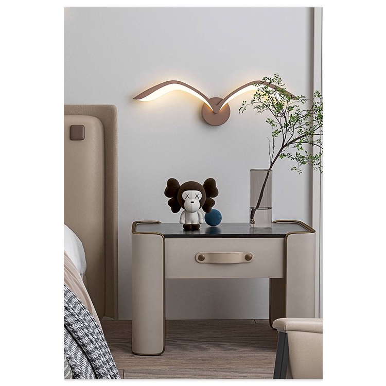 CT138A067 SOTMIA นกติดกำแพง ของตกแต่งบ้าน ของตกแต่งกำแพง ไฟติดกำแพง