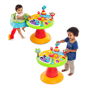 Bright Starts Around We Go Zippity Zoo โต๊ะกิจกรรมและเก้าอี้หัดเดินยอดฮิต (สินค้าขายดี)