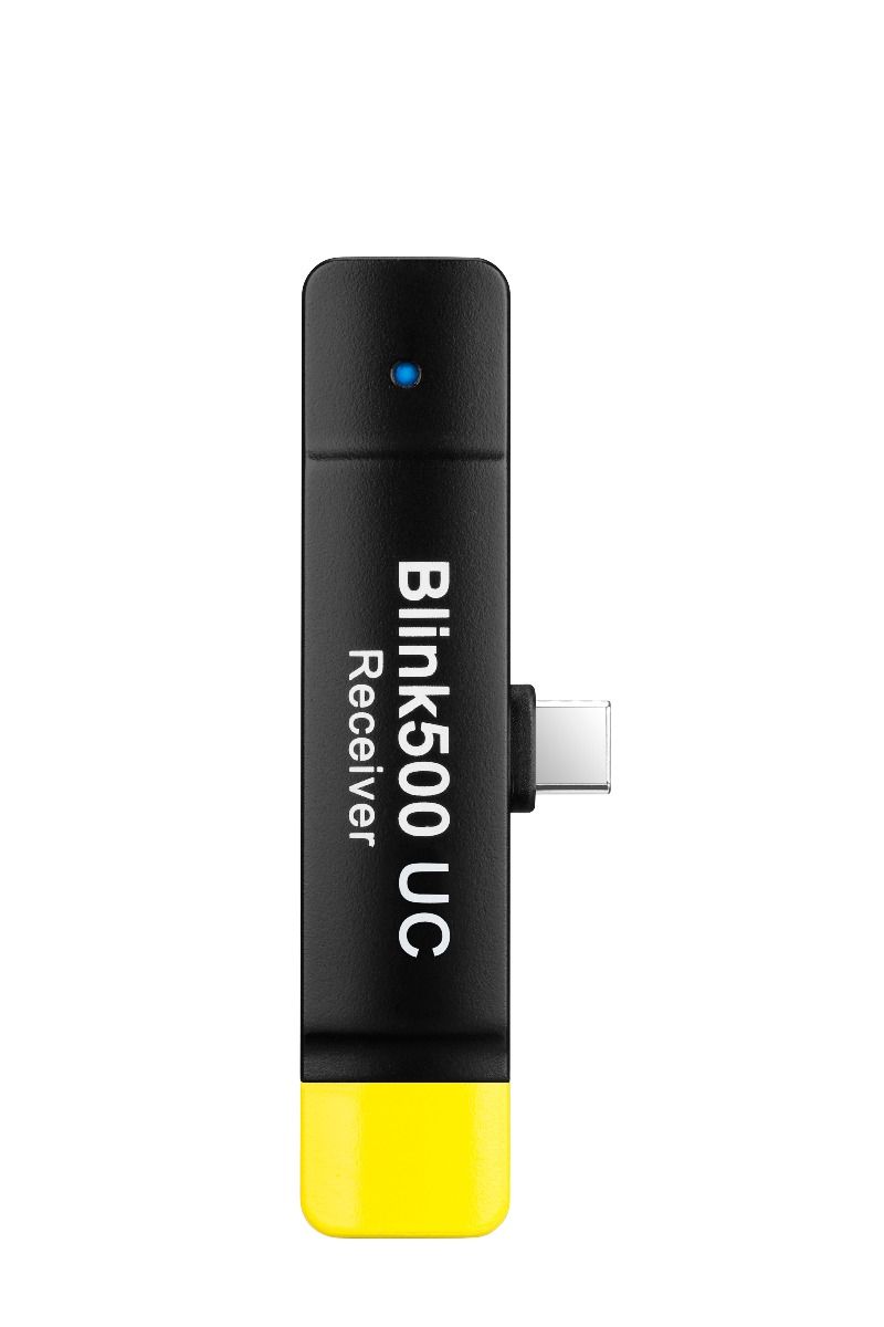 Saramonic Blink500 RXUC ไมโครโฟนไร้สาย คลื่น2.4GHz สำหรับสมาร์ทโฟนที่รองรับ Tpye-C (1ตัวรับ)