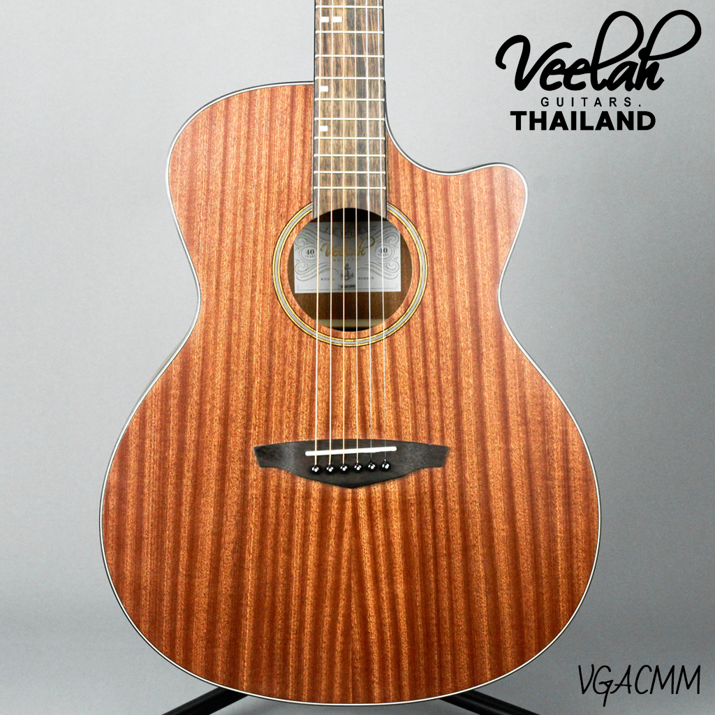 กีตาร์โปร่ง VEELAH VGACMM + Soft bag