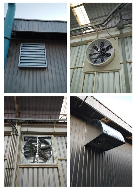 ผลงานการการออกแบบ ติดตั้งระบบระบายอากาศ แก้ไขปัญหาความร้อน