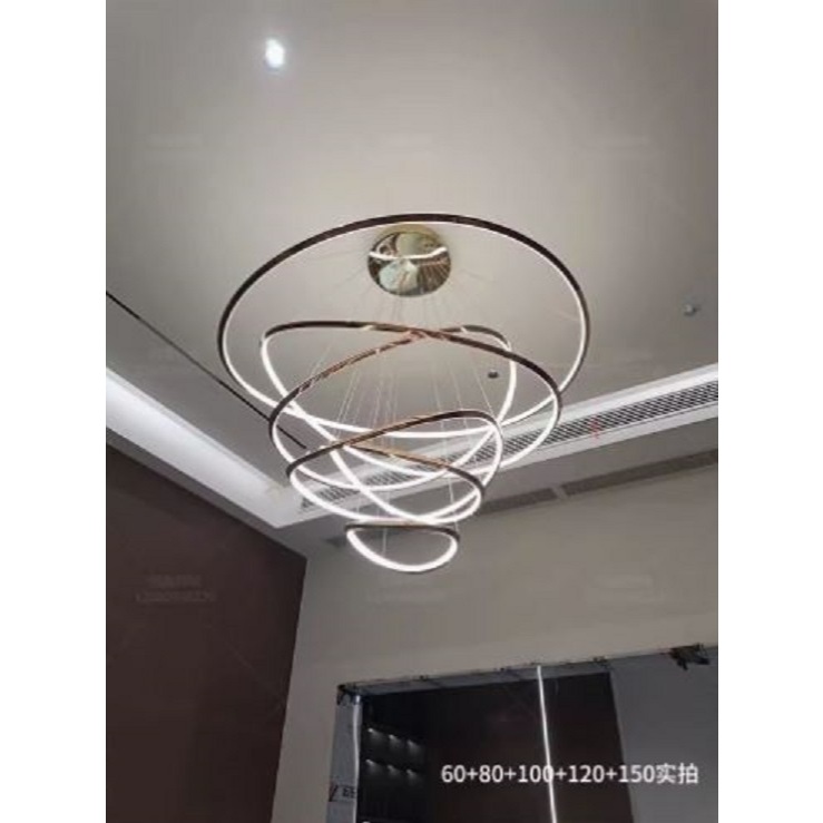 CT220A265 SOTMIA โคมไฟระย้า โคมไฟโมเดิร์นสีทอง Chandelier Lighting