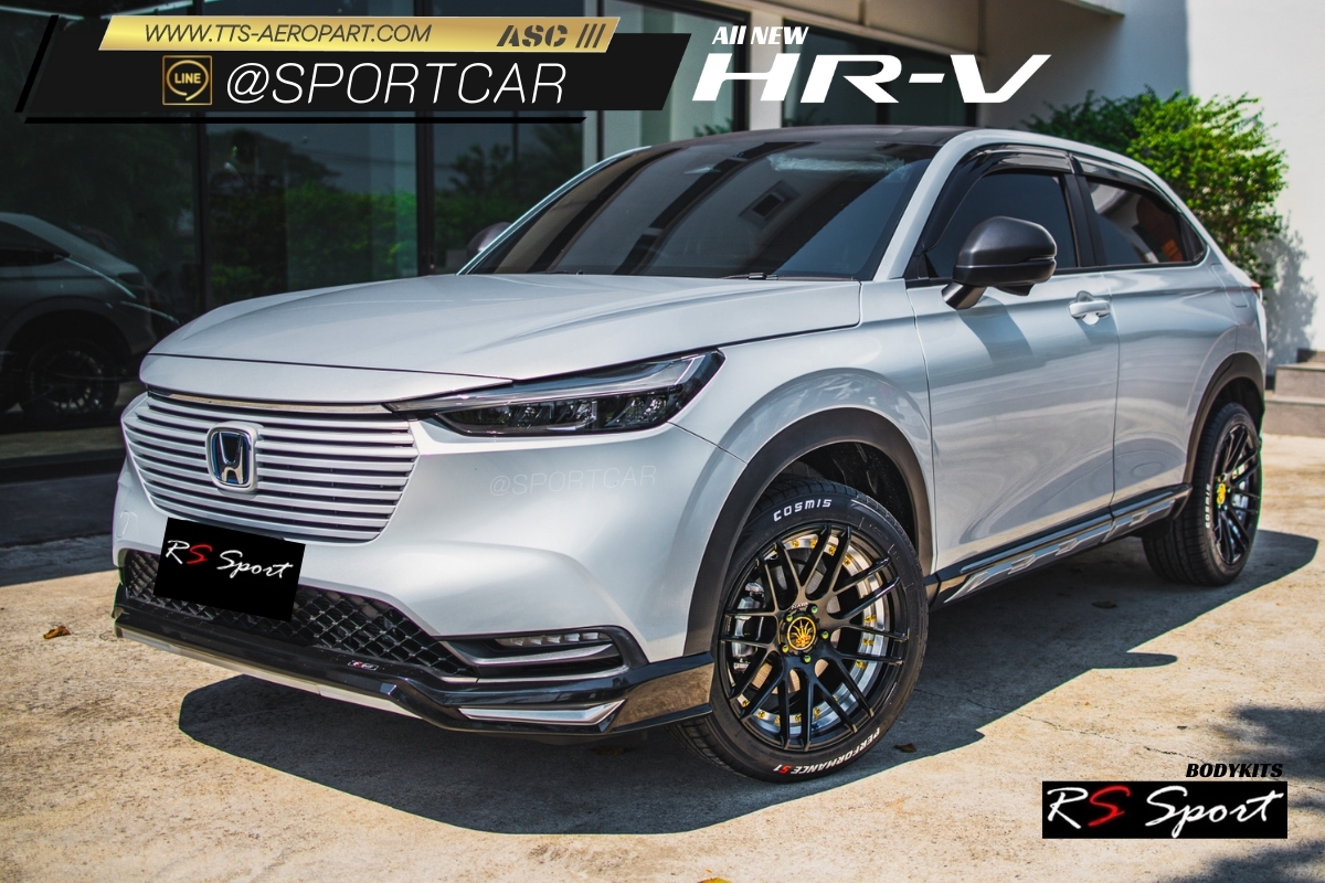 ชุดแต่ง HRV 2022 2023 ทรง RS Sport สำหรับรุ่น EL, E - Honda HRVแต่งสวย, สเกิร์ตรอบคัน HRV, สปอยเลอร์ HRV, ของแต่ง HRV, HRV แต่ง VIP Style