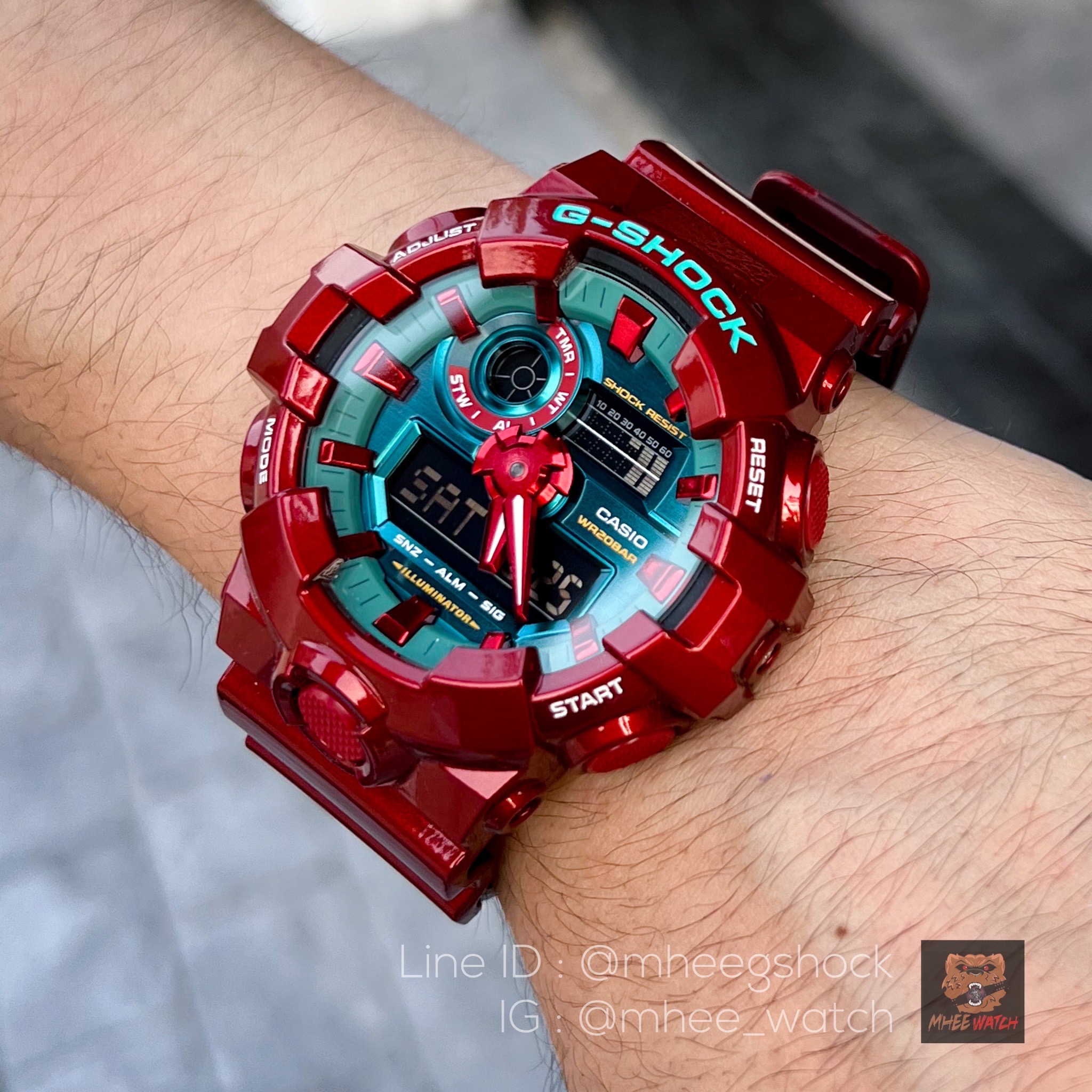 G-Shock GA-700DBR-4ADR Special Collection มังกรเทพเจ้า สีพิเศษสวยมาก