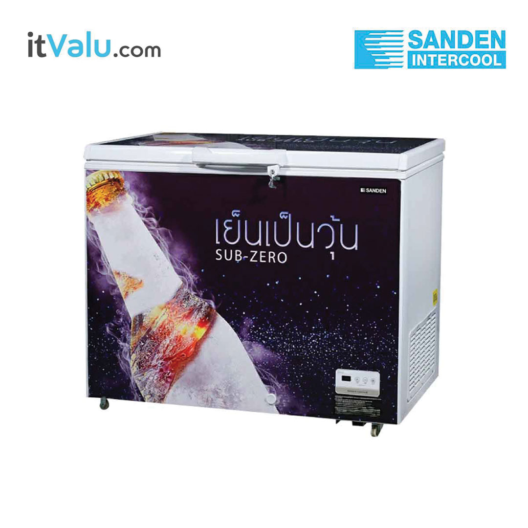 ตู้แช่เบียร์วุ้น SANDEN รุ่น SSA-0215 ความจุ : 7.6 คิว (215 ลิตร) จุได้ : 80 ขวด (ขวดขนาดมาตรฐาน) ขนาดตู้ : 92.6 x 55 x 85.3 ซม. รับประกัน : ความเย็น 1 ปี / คอมเพรสเซอร์ 5 ปี