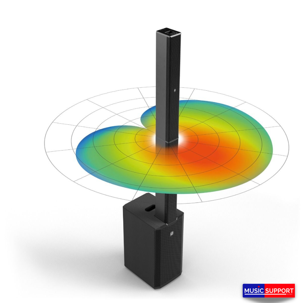 LD Systems MAUI® 11 G3 Portable cardioid column PA system, black