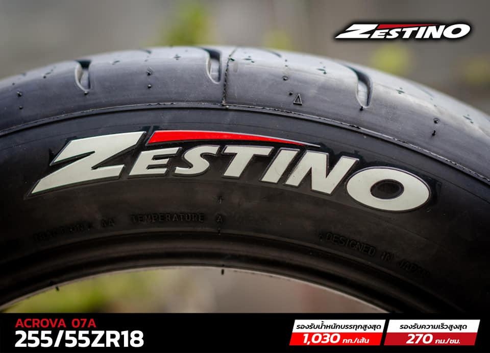 ยาง zestino advance 07A (ราคาต่อเส้น)ยางสปอร์ต สายพันธุ์ญี่ปุ่น 205/45R17, 225/40R18, 235/40R18, 235/45R18, 245/40R18, 255/55R18, 265/40r18, 285/35R18
