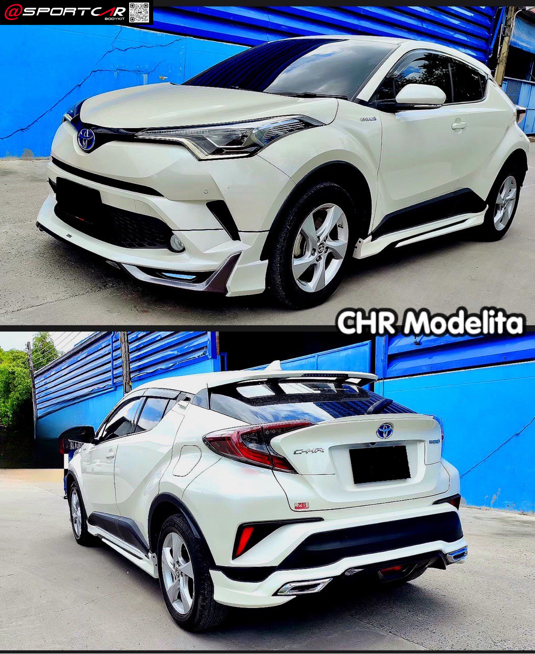 ชุดแต่ง Toyota CHR ทรง Modelista - ชุดแต่ง CHR, Toyota CHR แต่ง, Toyota CHR แต่งสวย, CHR แต่ง, CHR แต่งสวย