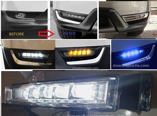 ไฟตัดหมอก LED CRV G5 style2017-2019