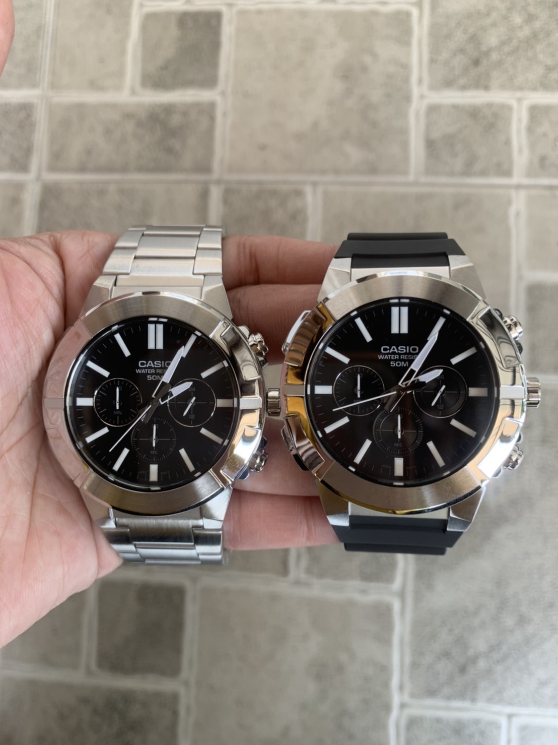 Casio G-Steel จอChronograph รุ่นใหม่ล่าสุด MTP-E500
