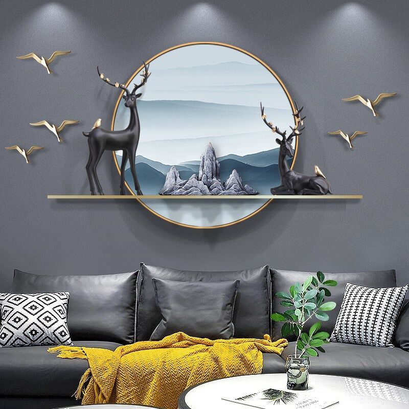 C1044G002 SOSHOKU ภาพติดผนัง ของตกแต่งผนัง ของตกแต่งคิดผนัง ภาพแขวนผนัง ฉากติดผนังตกแต่งบ้าน เพิ่มความโดดเด่นให้กับบ้าน