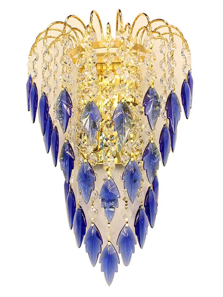 CT006A006 SOTMIA โคมไฟติดผนังคริสตัล โคมไฟติดผนัง โคมไฟ โคมไฟติดผนังห้องนอน โคมไฟติดผนังวินเทจ crystal wall lamp