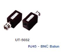 UT-5032 Unshield 8P 2C Jack to Male BNC, for Outdoor Use Balun