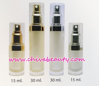 ขายส่ง ปลีก บรรจุภัณฑ์ ขวดปั้ม อคิลิคมุก สำหรับบรรจุเซรั่ม โลชั่น ชนิดเหลว ขนาด 15 ml,30 ml