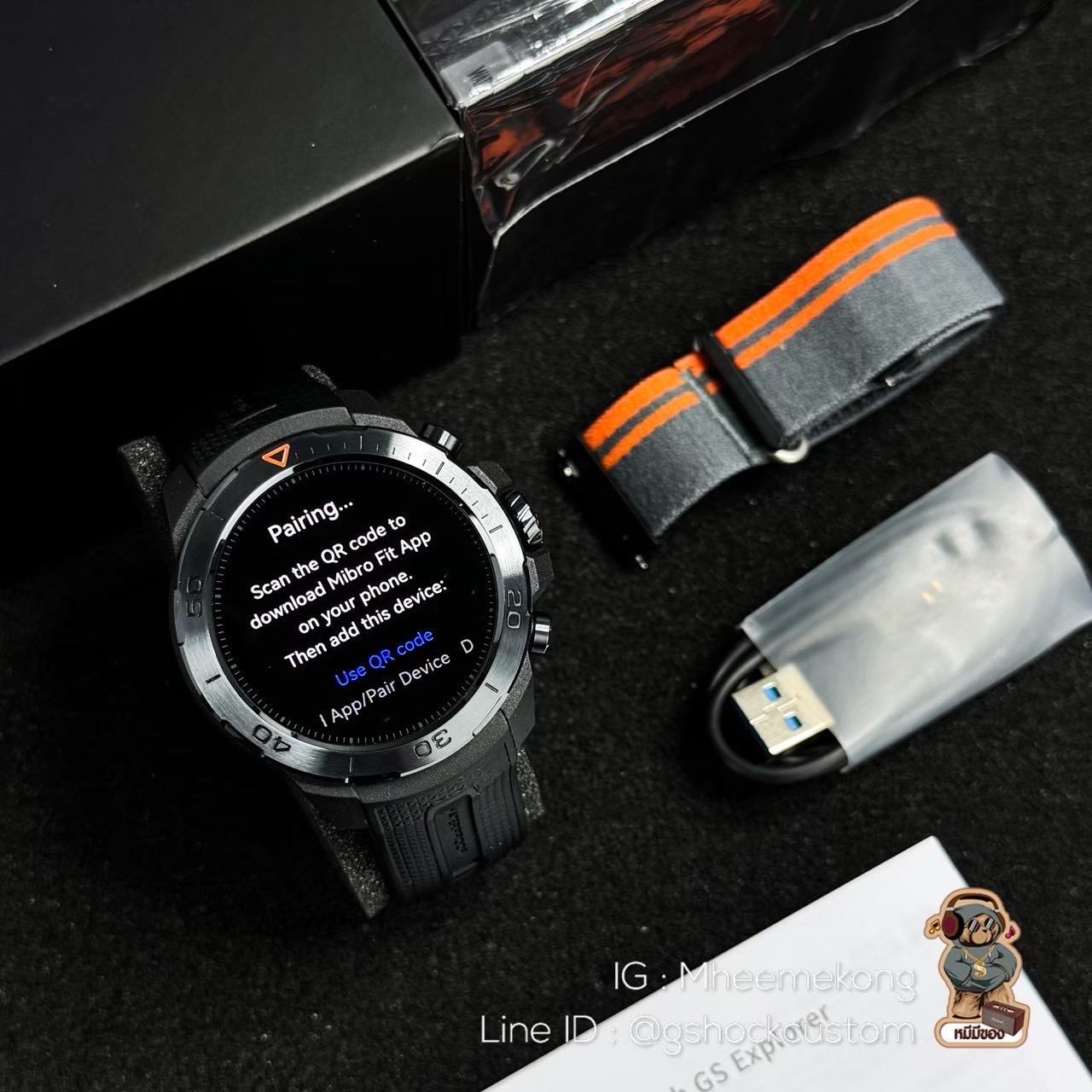 Smart Watch Mi Bro GS Explorer Military Grade Standard AMOLED LCD
