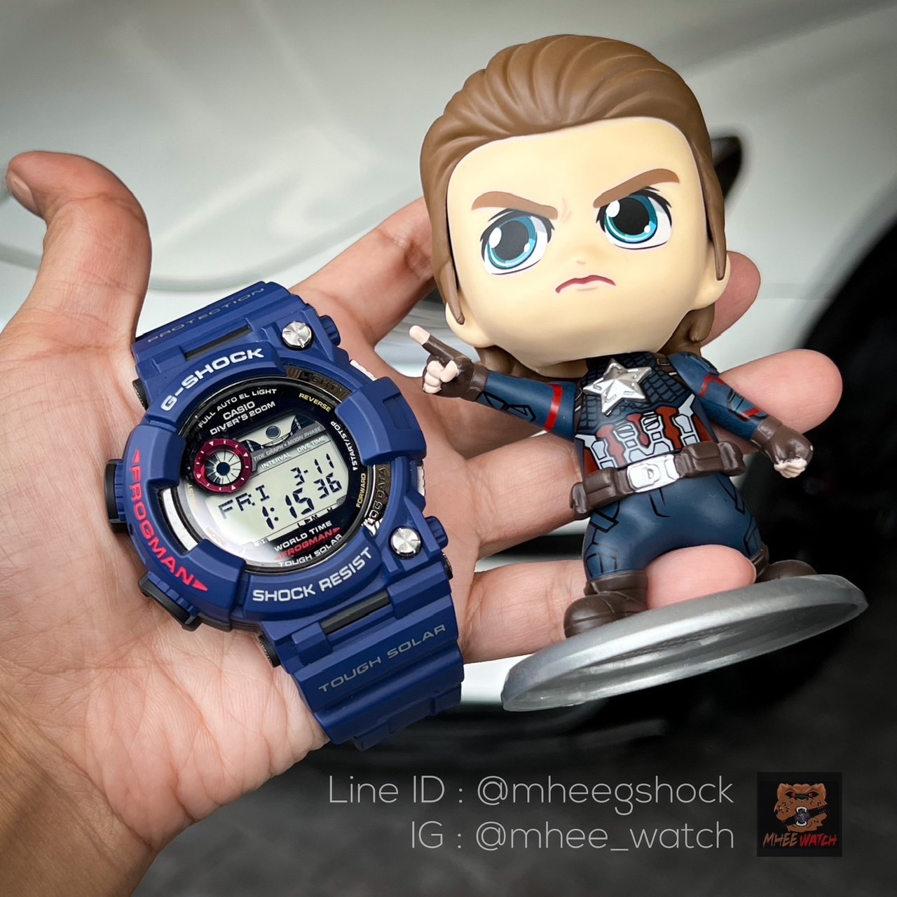 G-SHOCK Frogman Navy Blue GF-1000NV Complete Set very Rare item discontinued