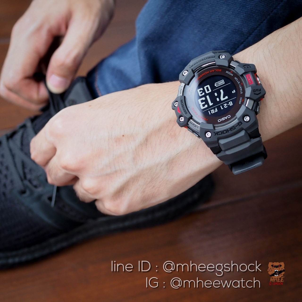 Smart Watch GBD-H1000-8 สีเทาแดง แรไอเทม สีที่หายากที่สุด