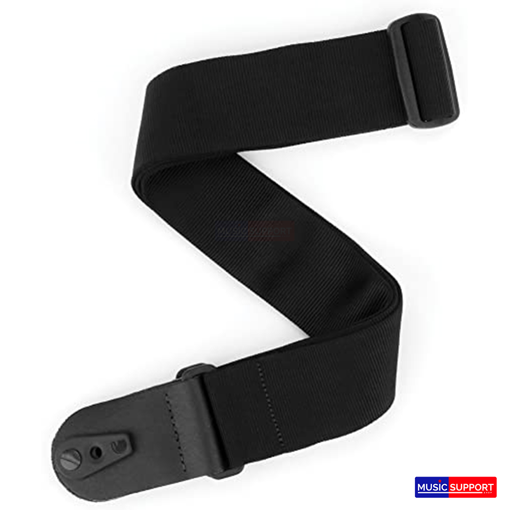D'Addario 50F05-RL Pad Lock Guitar Strap, Black