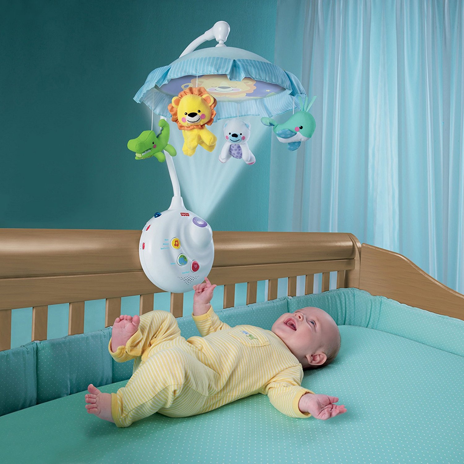 Fisher Price Precious Planet 2in1 Projection Mobile โมบายติดเตียง